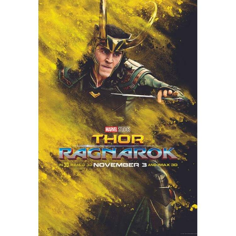 Placa Decorativa Thor Ragnarok 12 Loki