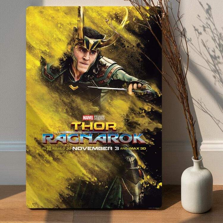 Placa Decorativa Thor Ragnarok 12 Loki