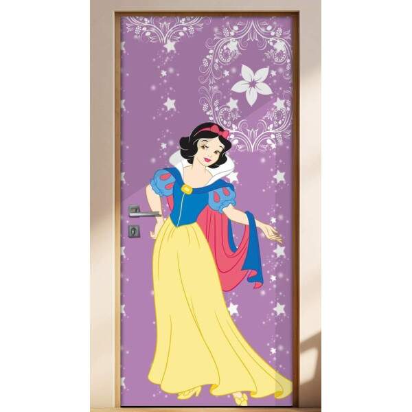 Adesivo para porta Infantil Princesa Branca de Neve Mod. 2