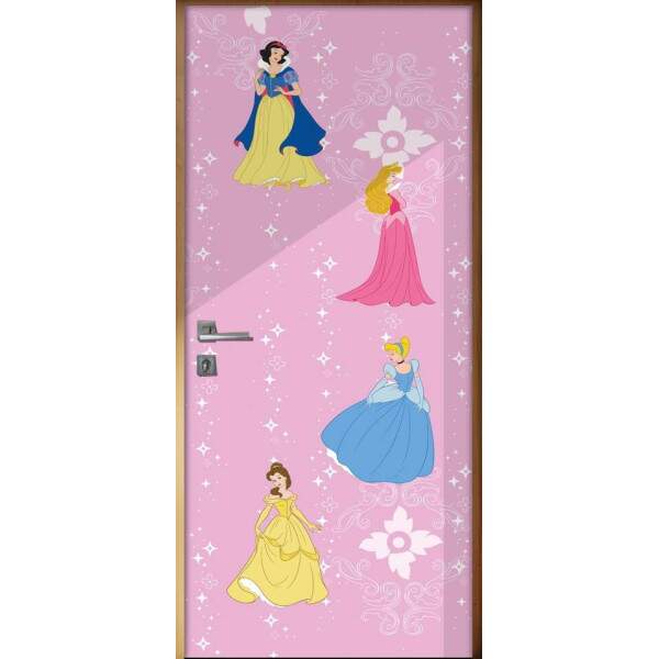 Adesivo para porta Infantil Princesas