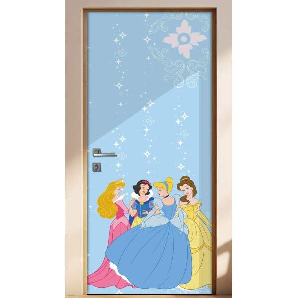 Adesivo para porta Infantil Princesas 2