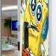Adesivo Para Porta Bob Esponja De Walkman