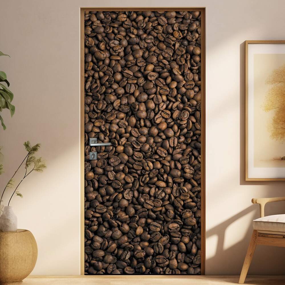 Adesivo Para Porta Cozinha Gros De Caf