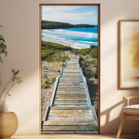 Adesivo Para Porta Caminho No Mar