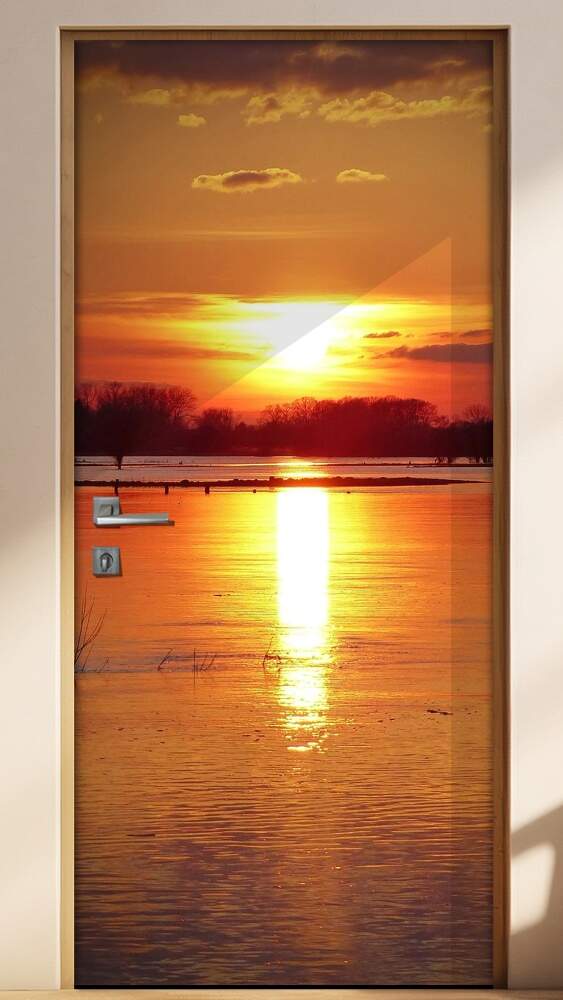 Adesivo para Porta P�r do Sol Radiante