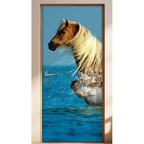 Adesivo Para Porta Animais Cavalo 1 Mod. 10