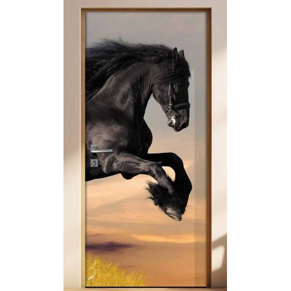 Adesivo Para Porta Animais Cavalo 3 Mod. 12