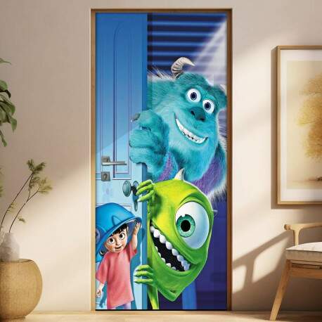 Adesivo para Porta Infantil Monstro SA