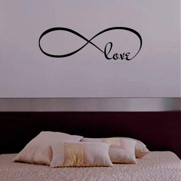 Adesivo de Parede Simbolo do Infinito Love
