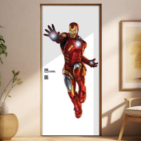 Adesivo para Porta Heri Homem de ferro