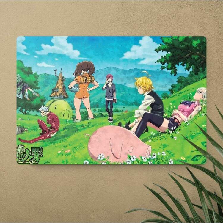 Placa Decorativa Nanatsu no Taizai 3