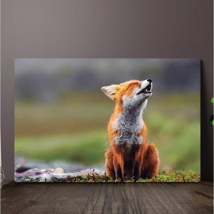 Placa Decorativas Animais 90 Raposa