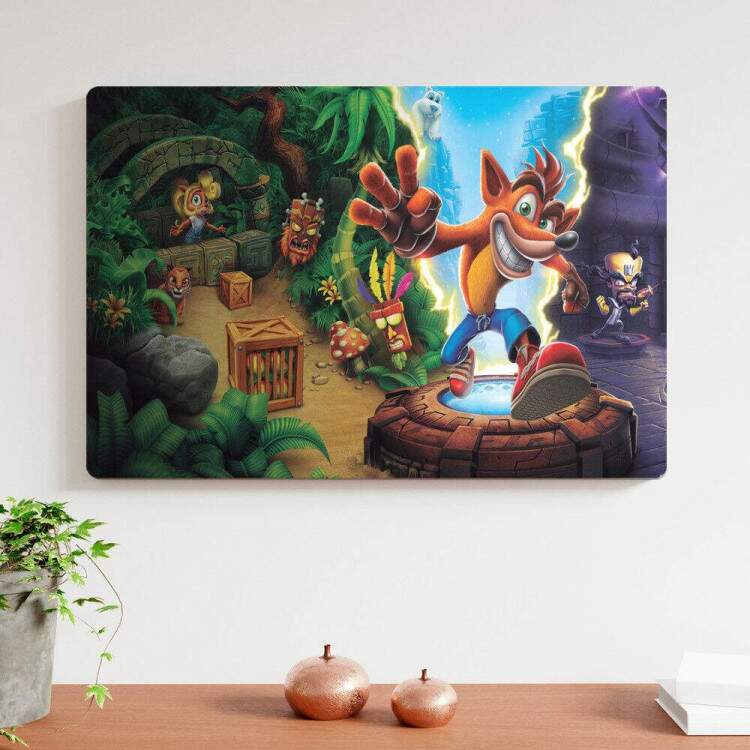 Placa Decorativa Games Crash 07