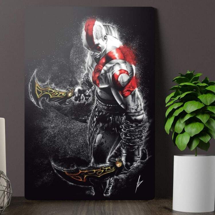 Placa Decorativa God of War 7