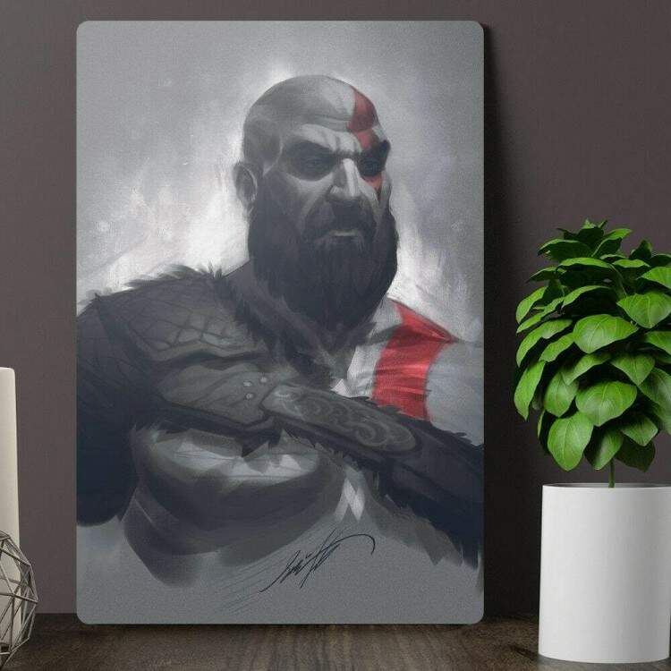 Placa Decorativa God of War 12