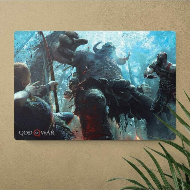 Placa Decorativa God of War 15