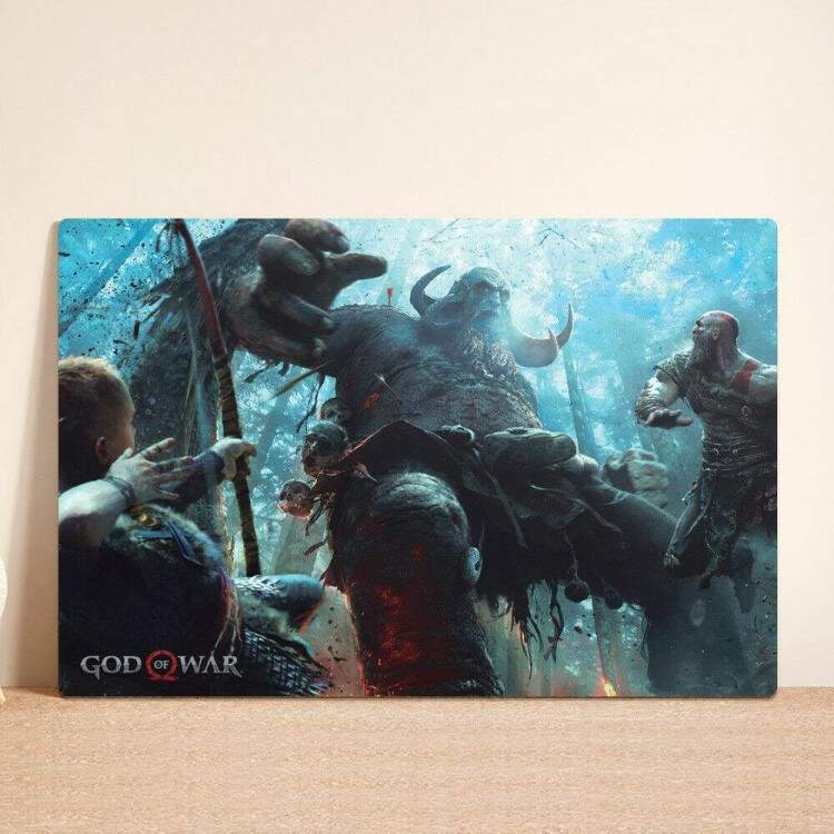 Placa Decorativa God of War 15