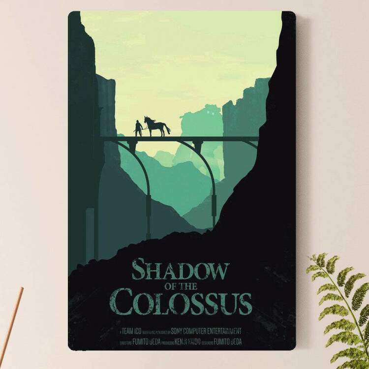 Placa Decorativa Shadow Of The Colossus 17