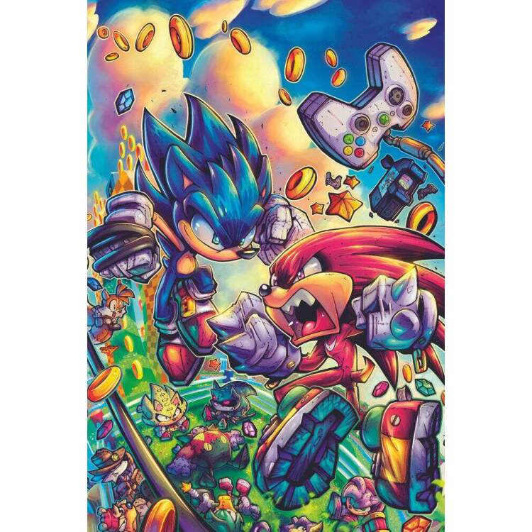 Placa Decorativa Sonic 15