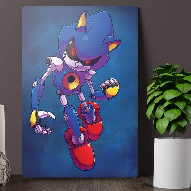 Placa Decorativa Sonic 16