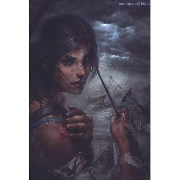 Placa Decorativa Tomb Raider 17