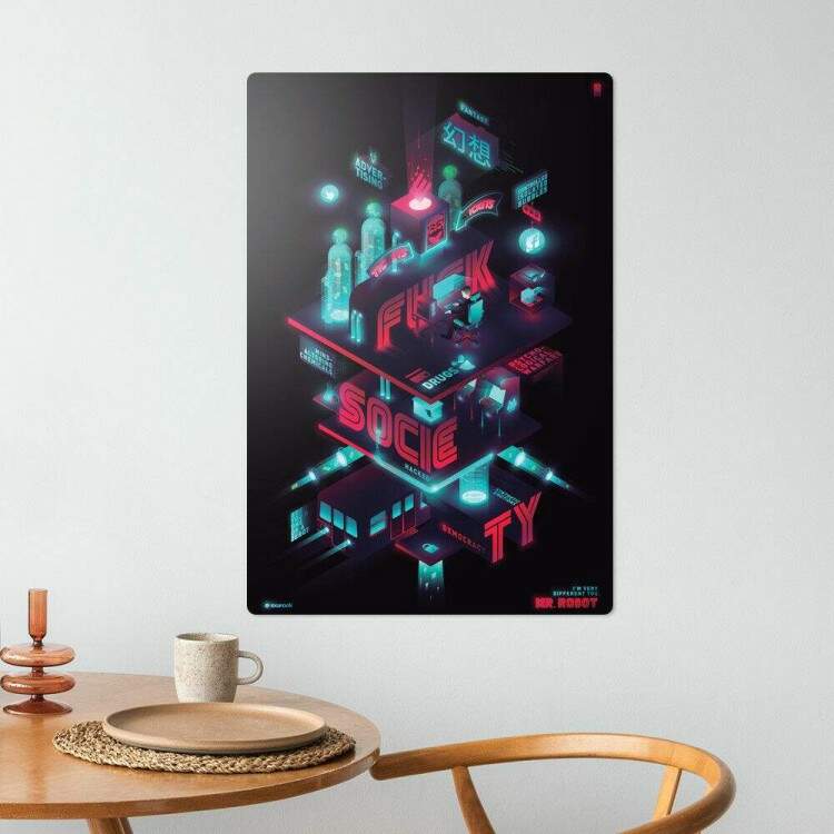 Placa Decorativa Mr Robot 16