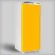 Adesivo para Envelopamento de Geladeira Porta Amarelo M�dio