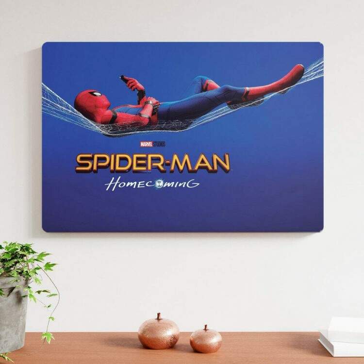 Placa Decorativa Homem Aranha De volta ao Lar 10