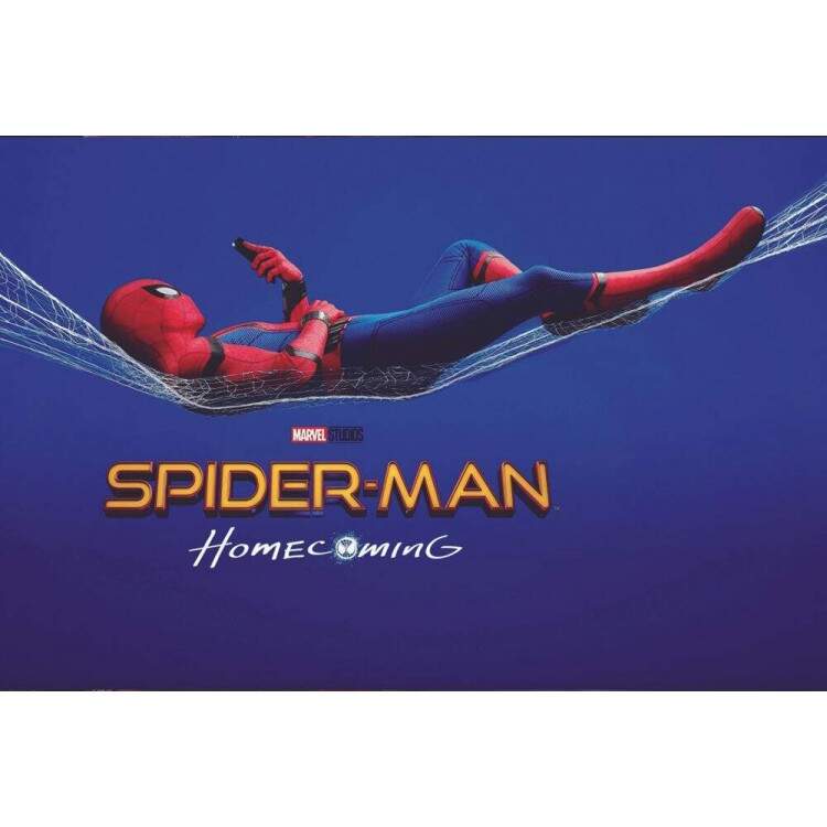 Placa Decorativa Homem Aranha De volta ao Lar 10