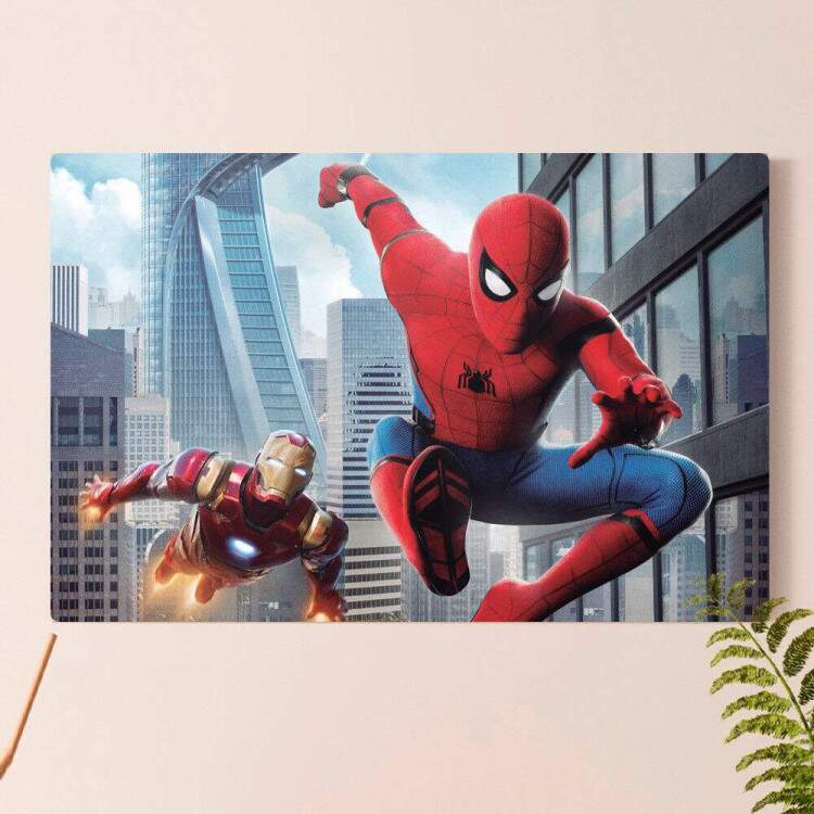 Placa Decorativa Homem Aranha De volta ao Lar 11