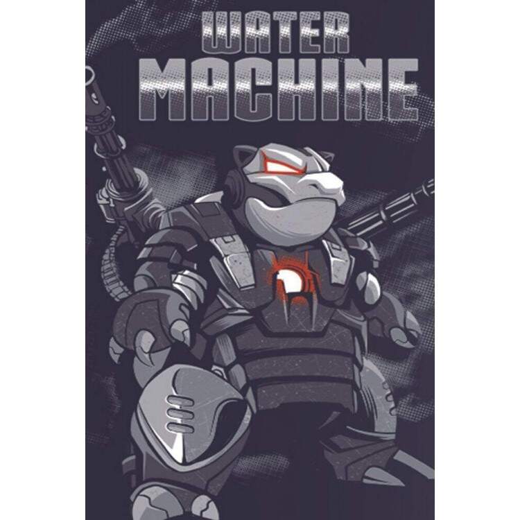 Placa Decorativa Blastoise Water Machine