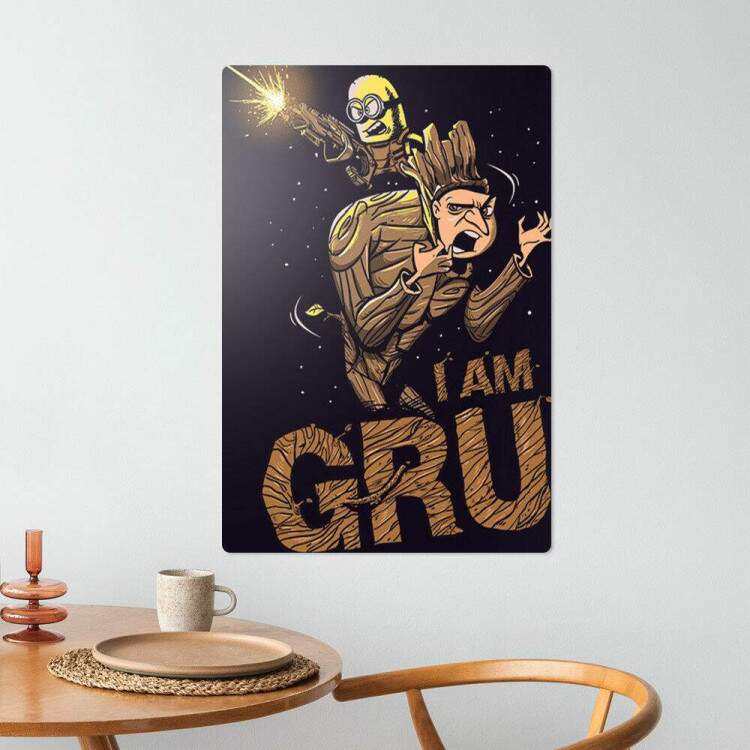 Placa Decorativa I Am Gru