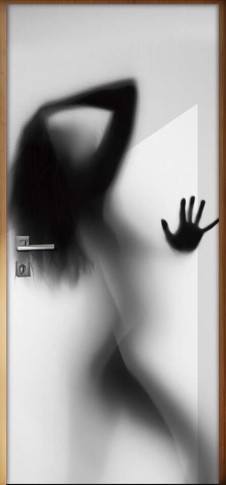 Adesivo para Porta Mulher Sexy 2
