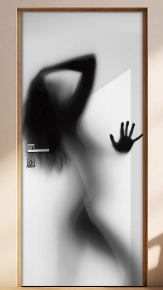 Adesivo para Porta Mulher Sexy 2