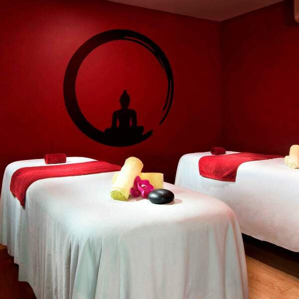 Adesivo de Parede Crculo de Meditao Buda