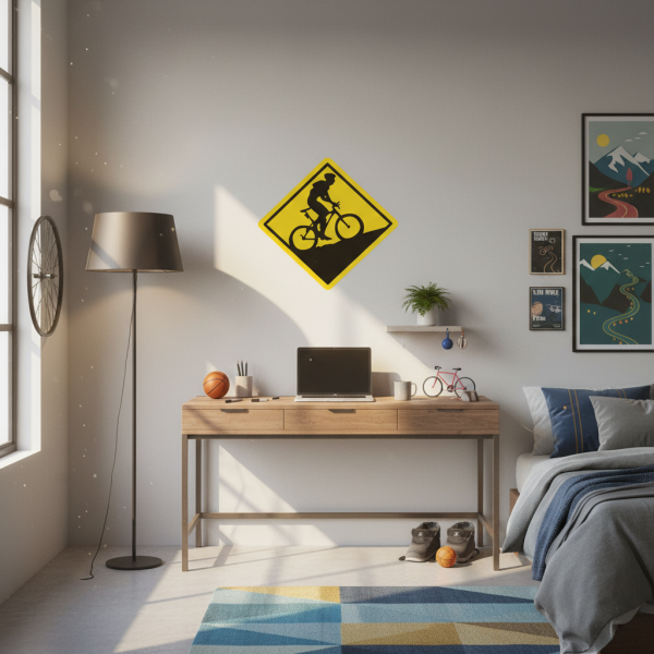 Adesivo Decorativo Placa Mountain Bike