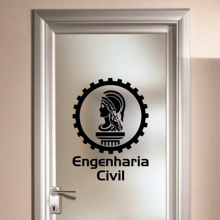 Adesivo Decorativo Profisso Engenharia Civil