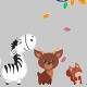 Adesivo de Parede Infantil Saf�ri Baby 5