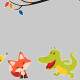Adesivo de Parede Infantil Saf�ri Baby 5