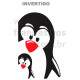 Adesivo de Geladeira Pinguim modelo 1