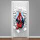 Adesivo Para Porta 3d Homem Aranha 5