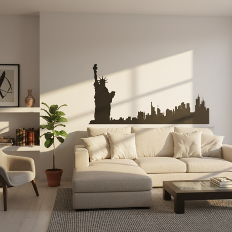 Adesivo de Parede Urbano Cidade de Nova York