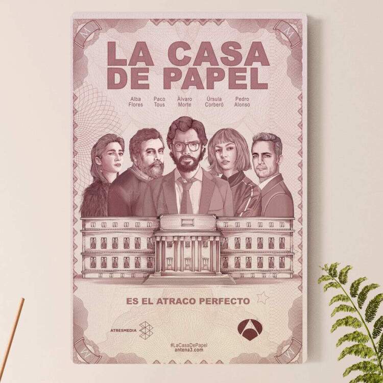 Placa Decorativa La Casa de Papel 02