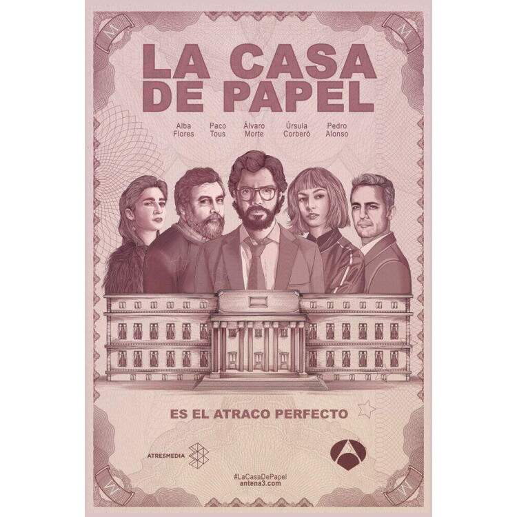 Placa Decorativa La Casa de Papel 02