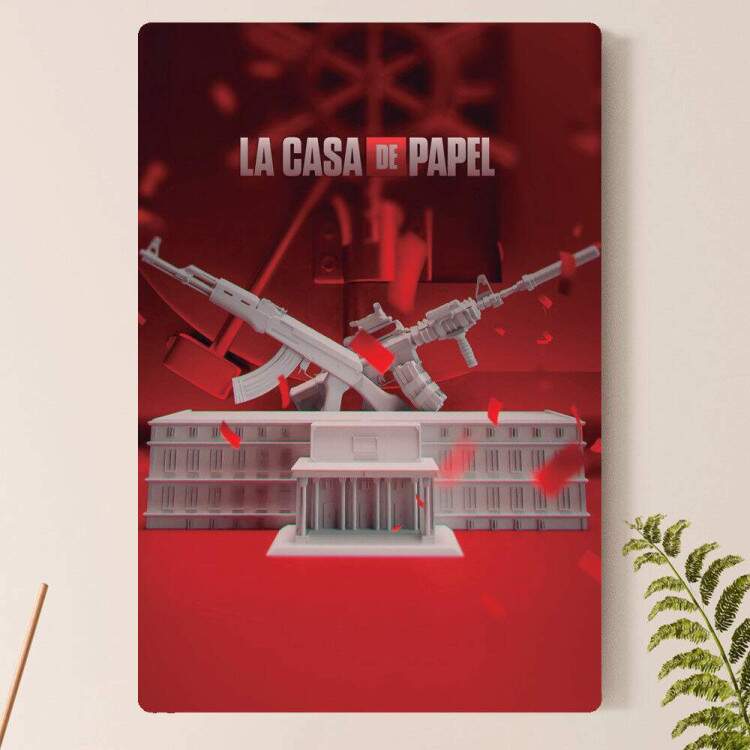 Placa Decorativa La Casa de Papel 03