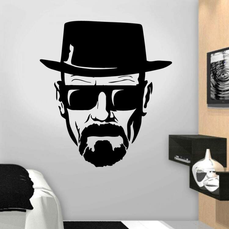 Adesivo de Parede Breaking Bad Heisenberg 02