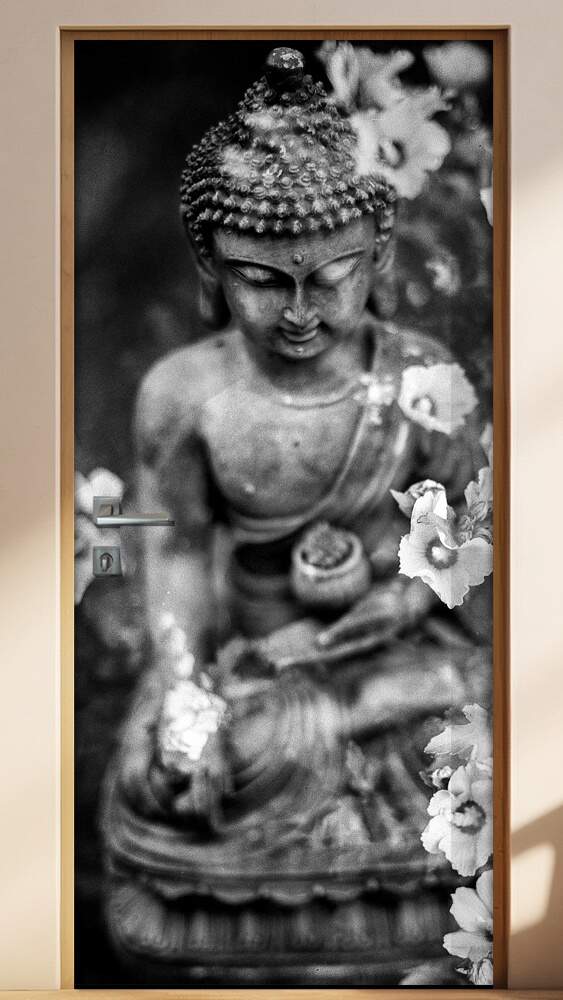 Adesivo para Porta Est�tua de Buda