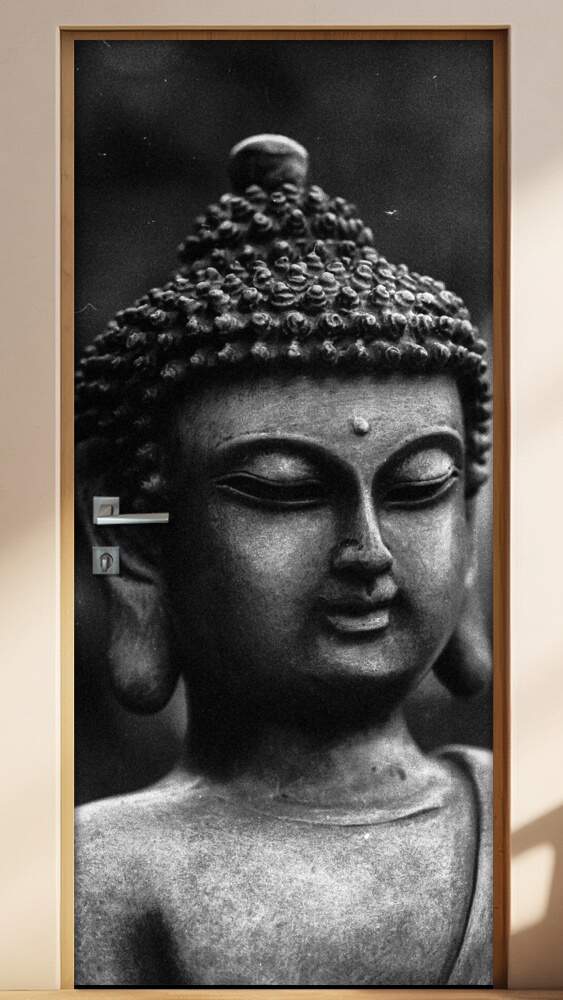 Adesivo para Porta Est�tua de Buda 3