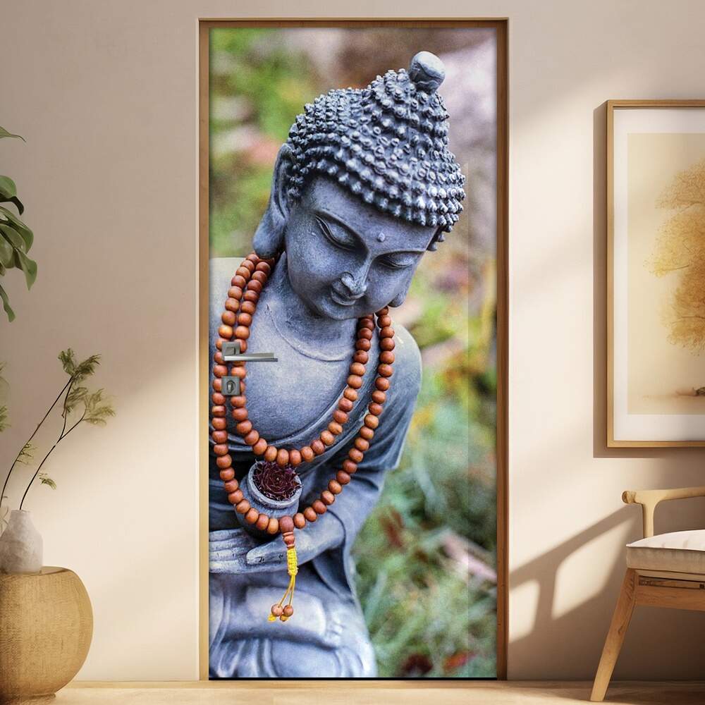 Adesivo para Porta Esttua de Buda 4