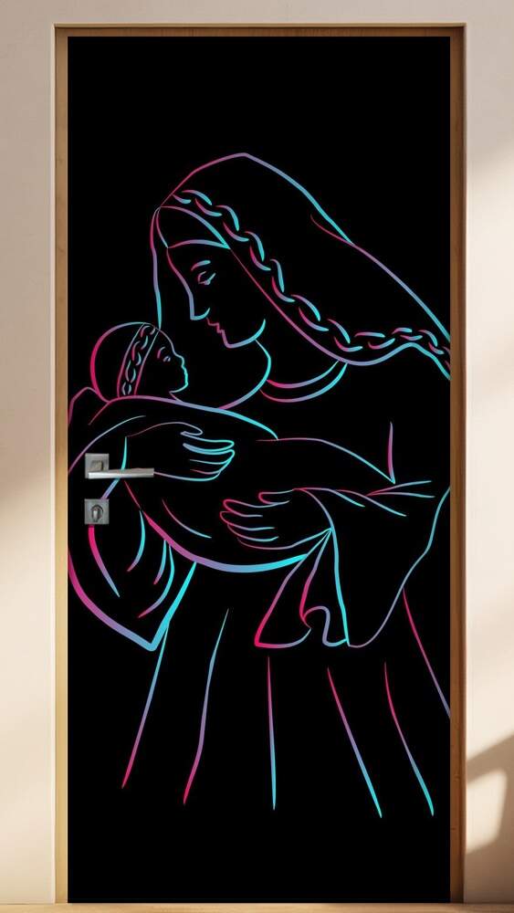 Adesivo para Porta Santa Maria 2